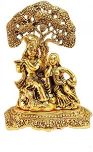 Metal Radha Krishna Idol/ Handcrafted Product/Festival Gift