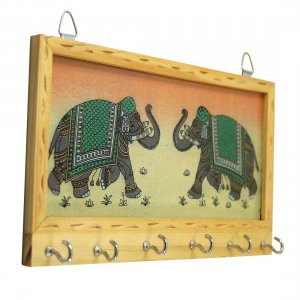 Gemstone Key Hanger/ Handcrafted product/ Wall Decor