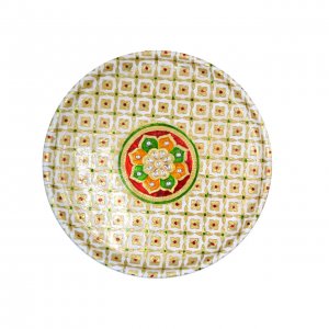 Meenakari Puja Thali/Handcrafted Product/Festival Gifts